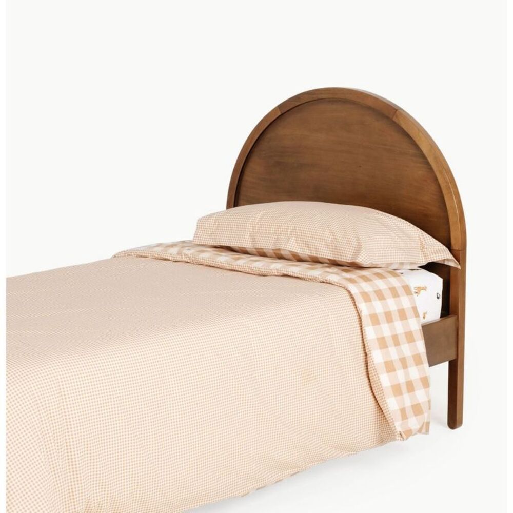 Gathre Khaki Gingham Reversible Duvet Set Full/Queen